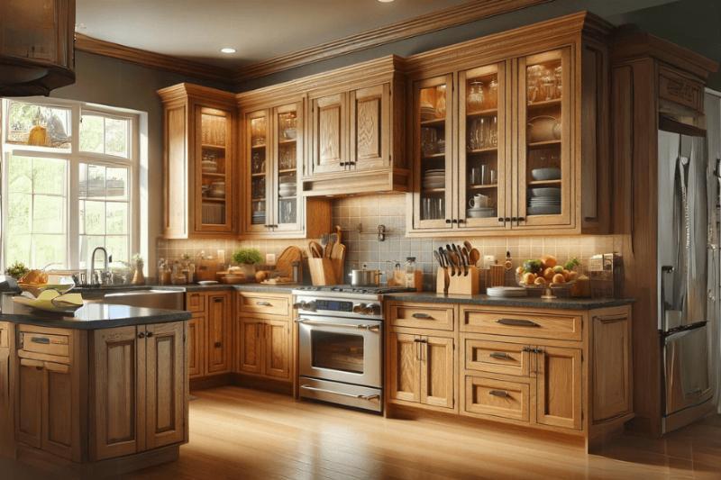 Timeless oak kitchen cabinets: Transform your space